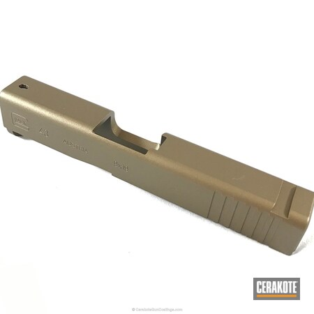 Powder Coating: Slide,Glock,Burnt Bronze H-148,Gun Parts