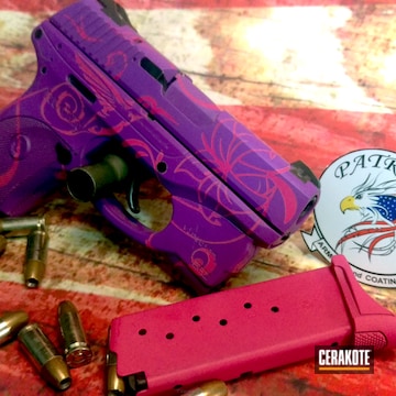 Cerakoted H-224 Sig Pink And H-217 Bright Purple