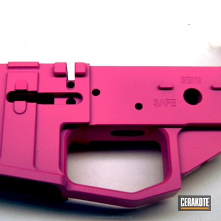 Powder Coating: Gun Parts,AR 80%,Prison Pink H-141,Lower