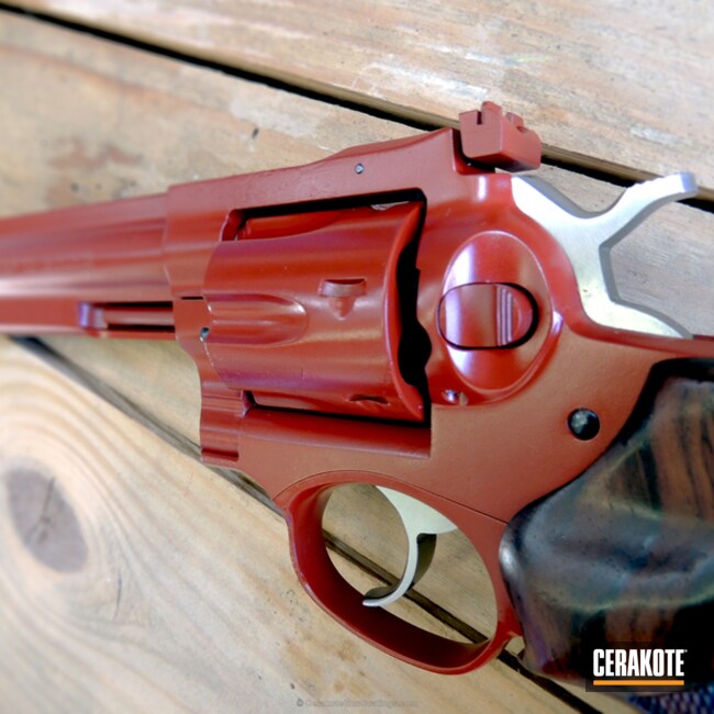 Cerakoted: Ruger,Revolver,Crimson H-221,Solid Tone