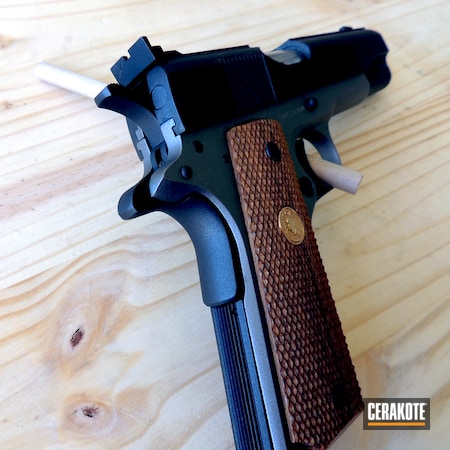 Powder Coating: Gold Cup National Match,Two Tone,1911,Pistol,Cobalt H-112,Stainless H-152,Colt