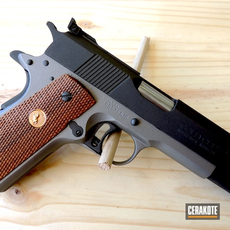 Powder Coating: Gold Cup National Match,Two Tone,1911,Pistol,Cobalt H-112,Stainless H-152,Colt