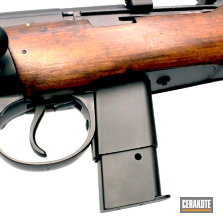 Powder Coating: Graphite Black H-146,WWII,De Lisle Carbine,Carbine,Lithgow,Bolt Action Rifle,Vortex Sight