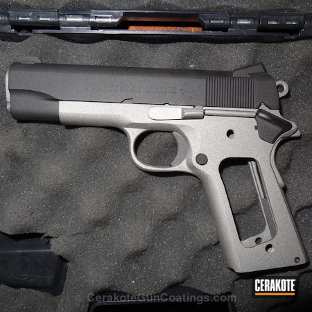 Powder Coating: Graphite Black H-146,1911,Handguns,Stainless H-152,Colt