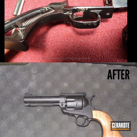 Powder Coating: Graphite Black H-146,Revolver,Ruger
