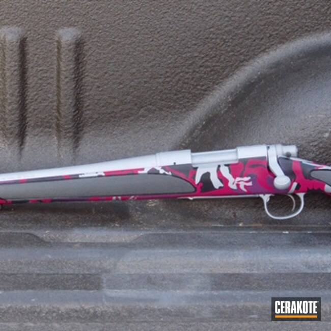 Cerakoted: Bolt Action Rifle,Graphite Black H-146,Muddy Girl,Wild Purple H-197,SIG™ PINK H-224,Crushed Silver H-255,Remington,Custom Camo,Remington 700