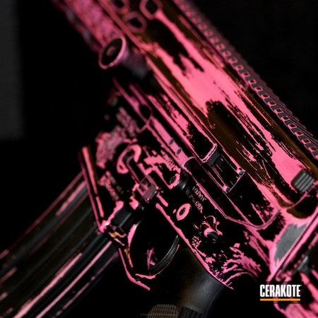 Powder Coating: Graphite Black H-146,Distressed,Ladies,Robinson Arms,Tactical Rifle,Battleworn,Prison Pink H-141