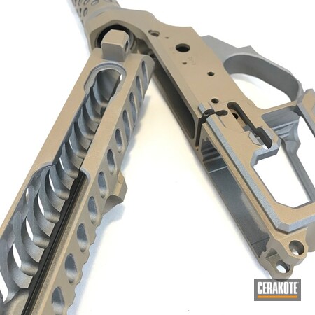 Powder Coating: Tactical Rifle,Tungsten H-237,F1 Firearms,Burnt Bronze H-148