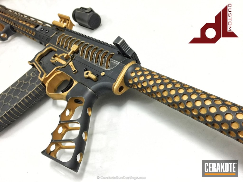 H 122 Gold And H 234 Sniper Grey By Michael Sigouin Cerakote