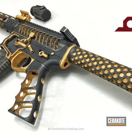 Powder Coating: Two Tone,Gold H-122,Sniper Grey H-234,Tactical Rifle,F1 Firearms