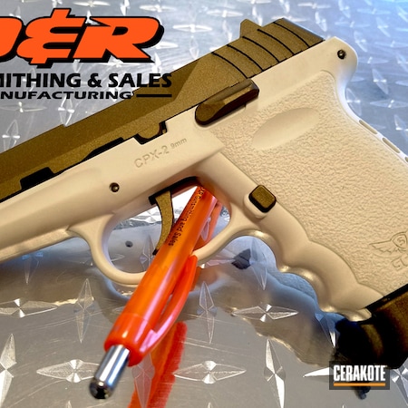 Powder Coating: Hidden White H-242,Pistol,CPX-2,Gold H-122,SCCY