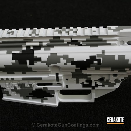 Powder Coating: Bright White H-140,DPMS Panther Arms,Armor Black H-190,Smith's Grey,Tactical Rifle,Gun Parts,Bull Shark Grey H-214