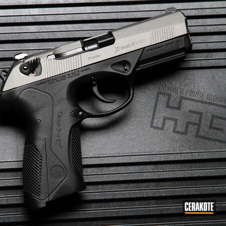 Powder Coating: Handguns,Pistol,Beretta,SOCOM BLUE  H-245,PX4,Tungsten H-237