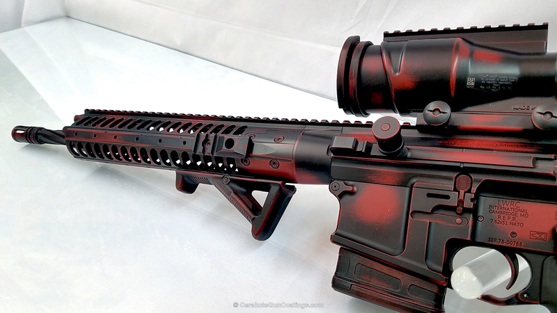H221 Color H-221 Crimson and H-146 Graphite Black by WEB USER | Cerakote