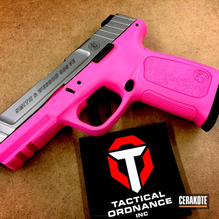Powder Coating: Smith & Wesson,Pink,Pistol,Prison Pink H-141,Smith & Wesson SD9
