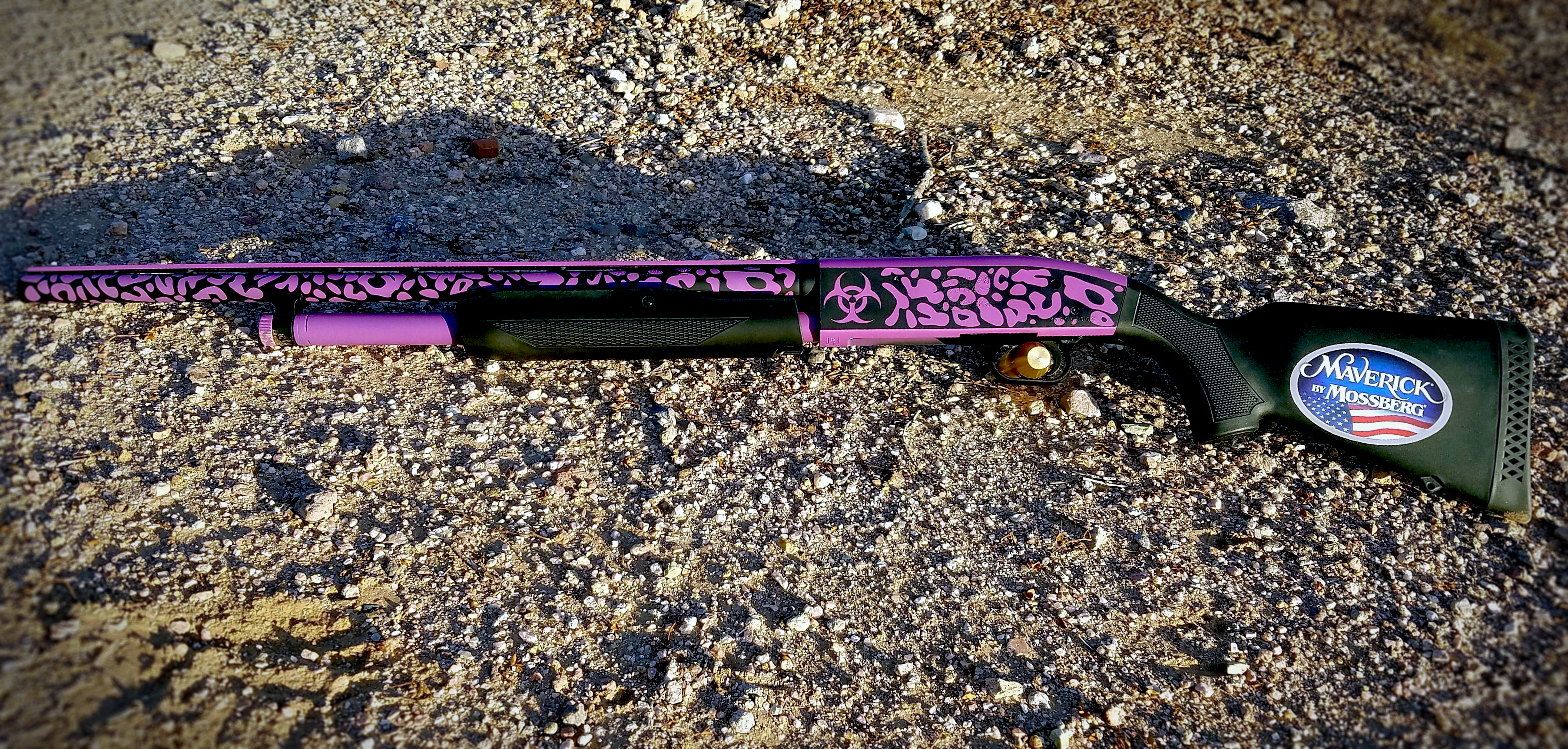 H-197 Wild Purple and H-146 Graphite Black by WEB USER | Cerakote