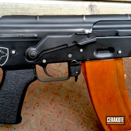 Powder Coating: Graphite Black H-146,Distressed,Bipod,Tactical Rifle,AK74