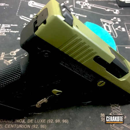 Powder Coating: Pistol,Beretta,Noveske Bazooka Green H-189