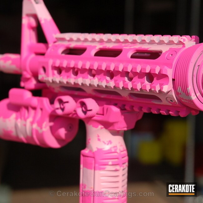 Cerakoted H-141 Prison Pink With H-244 Bazooka Pink