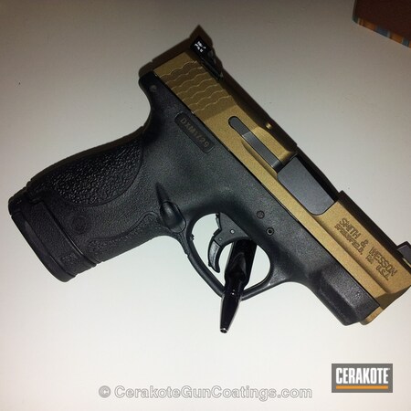Powder Coating: Smith & Wesson,M&P Shield,Handguns,Burnt Bronze H-148