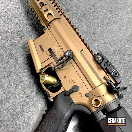 Powder Coating: MagPul,Franklin Armory,Tactical Rifle,AR-15,Burnt Bronze H-148,Phase 5