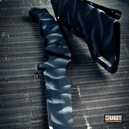 Powder Coating: Graphite Black H-146,Knives,High Sierra Tool,McMillan Grey H-201