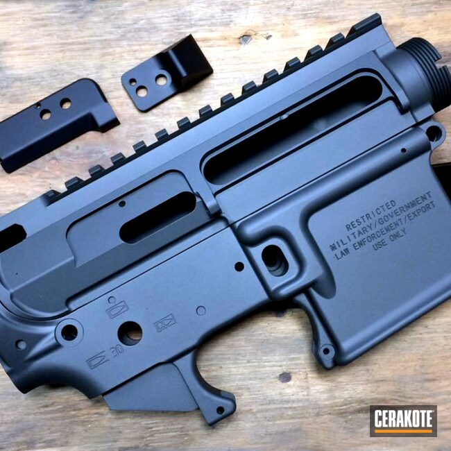 Cerakoted: Upper / Lower,Receiver,Gun Parts,SIG™ DARK GREY H-210