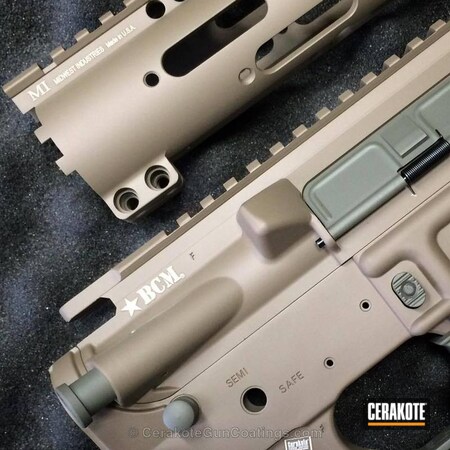 Powder Coating: Receiver,Midwest Industry,BCM Rifle Company,MAGPUL® FOLIAGE GREEN H-231,Gun Parts,Upper / Lower,MAGPUL® FLAT DARK EARTH H-267