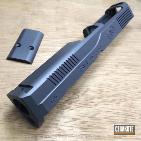 Powder Coating: Slide,FN America,FNX,Sniper Grey H-234,Gun Parts