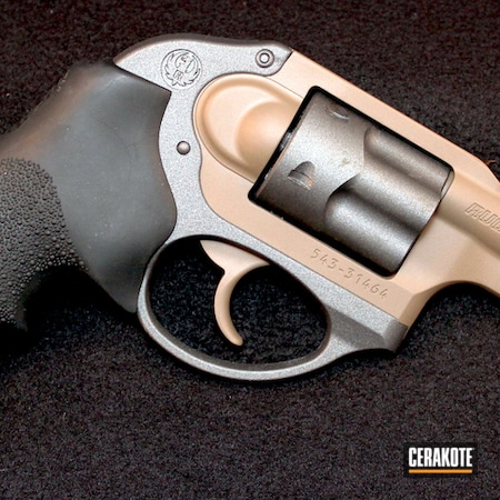 Powder Coating: Conceal Carry,Ruger LCR,Revolver,Tungsten H-237,Ruger,MAGPUL® FLAT DARK EARTH H-267