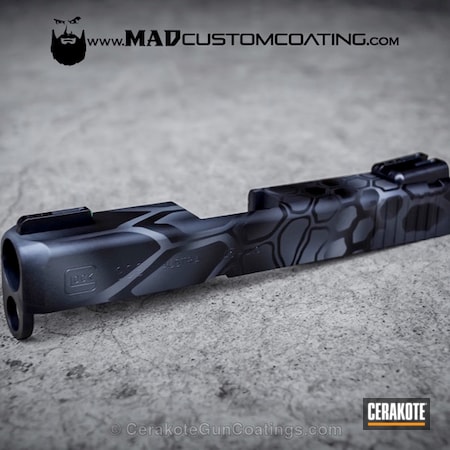 Powder Coating: Slide,Graphite Black H-146,Glock,Handguns,ICON Grey H-125,Camo,Sniper Grey H-234,Gun Parts,Kryptek,MAD Dragon Camo