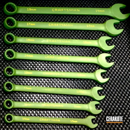 Powder Coating: Tools,Snow White H-136,Zombie Green H-168,Highland Green H-200,John Deere,Electric Yellow H-166,Theme,Craftsman,Wrenches,More Than Guns