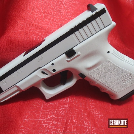 Powder Coating: Bright White H-140,Graphite Black H-146,Glock,Pistol,Glock 32