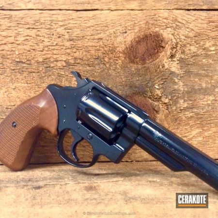Powder Coating: Gloss Black H-109,Handguns,Revolver,Pitted Barrel Completely Restored,Colt,Restoration