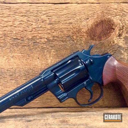 Powder Coating: Gloss Black H-109,Handguns,Revolver,Pitted Barrel Completely Restored,Colt,Restoration