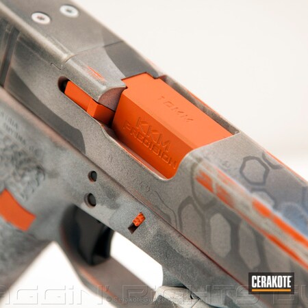 Powder Coating: Hunter Orange H-128,Graphite Black H-146,Glock,Snow White H-136,Inforce,10mm,ICON Grey H-125,Stippled,Tac Light,Kryptek,Glock 40
