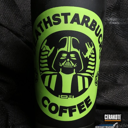 Powder Coating: Graphite Black H-146,Zombie Green H-168,Custom Tumbler Cup,Darth Vader,Coffee Mug,Starbucks,Star Wars,More Than Guns,Cups