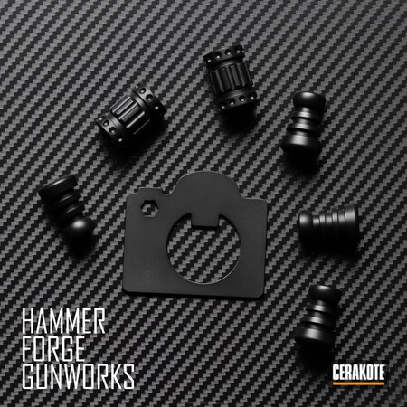 Powder Coating: Graphite Black H-146,Bottle Opener,Solid Tone,Knife Bead,More Than Guns