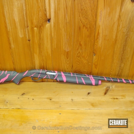Powder Coating: Shotgun,Ladies,Remington,Tactical Grey H-227,Prison Pink H-141