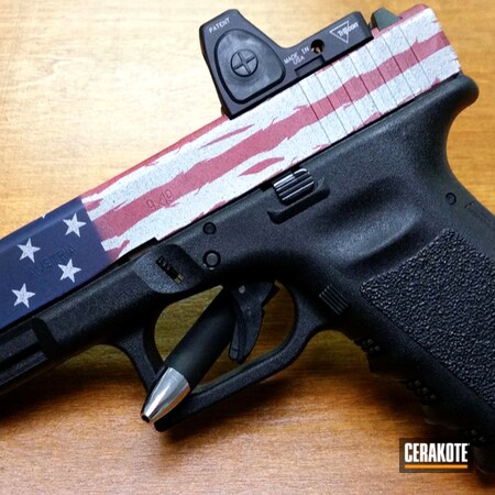 Powder Coating: Hidden White H-242,RMR Optic,Graphite Black H-146,Glock,Reflex Sight,Pistol,Glock 19,USMC Red H-167,Midnight Blue H-238,American Flag,Team America Theme