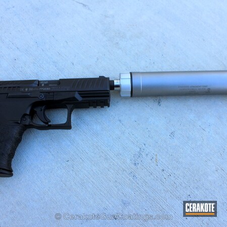 Powder Coating: Graphite Black H-146,Satin Aluminum H-151,Handguns,Walther,C-121Q