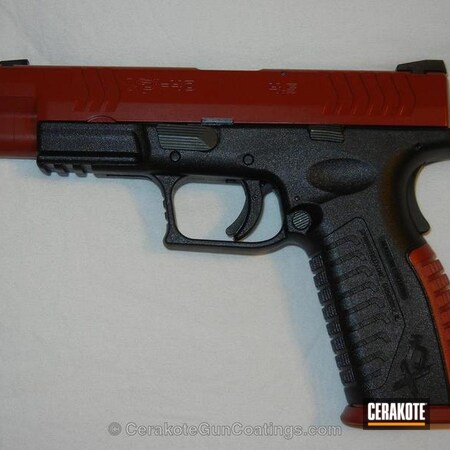 Powder Coating: Crimson H-221,Handguns,Springfield Armory