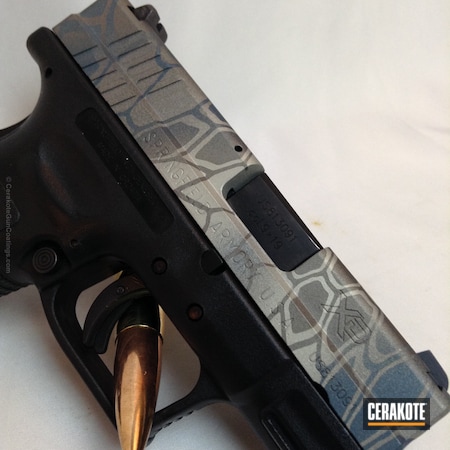 Powder Coating: Pistol,Blue Titanium H-185,Springfield XD,Springfield Armory,Shimmer Aluminum H-158,Gun Metal Grey H-219,Kryptek