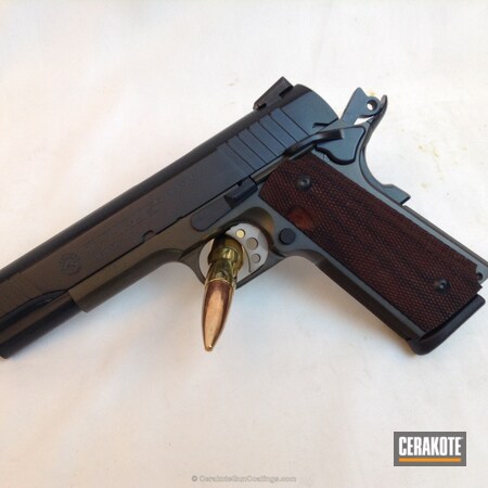 Powder Coating: Cerakote Elite Series,1911,Pistol,Midnight E-110,O.D. Green H-236,Taurus
