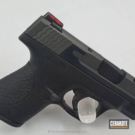 Powder Coating: Graphite Black H-146,Smith & Wesson,M&P Shield,Pistol,SOCOM BLUE  H-245,Cobalt H-112