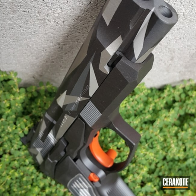 Cerakoted H-146 Graphite Black, H-152 Stainless, H-151 Satin Aluminum, H-234 Sniper Grey And H-128 Hunter Orange