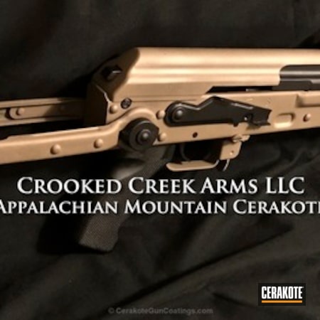 Powder Coating: Graphite Black H-146,AK-47,Two Tone,7.62x39mm,Tactical Rifle,Semi-Auto,MAGPUL® FLAT DARK EARTH H-267