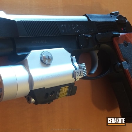 Powder Coating: Pistol,Beretta,Stainless H-152,Tac Light