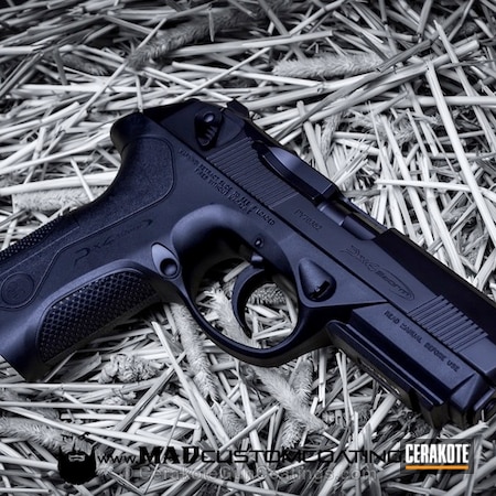 Powder Coating: MAD Black,Graphite Black H-146,Handguns,Pistol,Beretta,Custom Mix,PX4