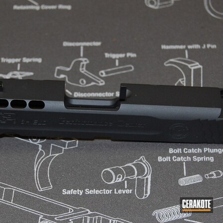 Powder Coating: Slide,Smith & Wesson,Sniper Grey H-234,Shield,Gun Parts,Semi-Auto